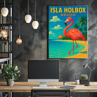 Isla Holbox Tropical Paradise Poster