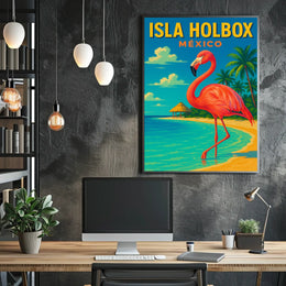 Isla Holbox Tropical Paradise Poster