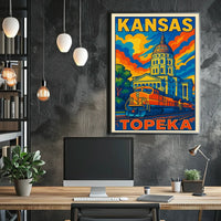 Kansas Topeka Poster