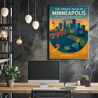 The Vibrant Pulse of Minneapolis Poster PosterGoat