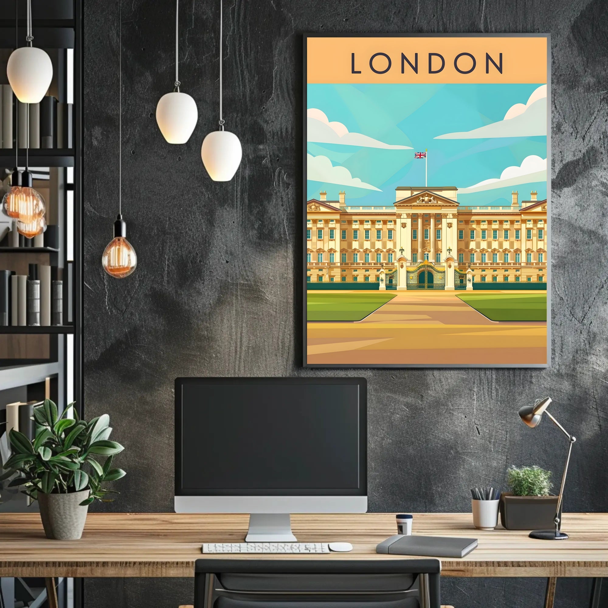 Iconic London Landmark Poster