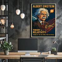 Albert Einstein Theory Of Relativity Poster