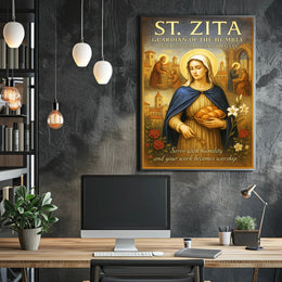 St. Zita Guardian of the Humble Poster