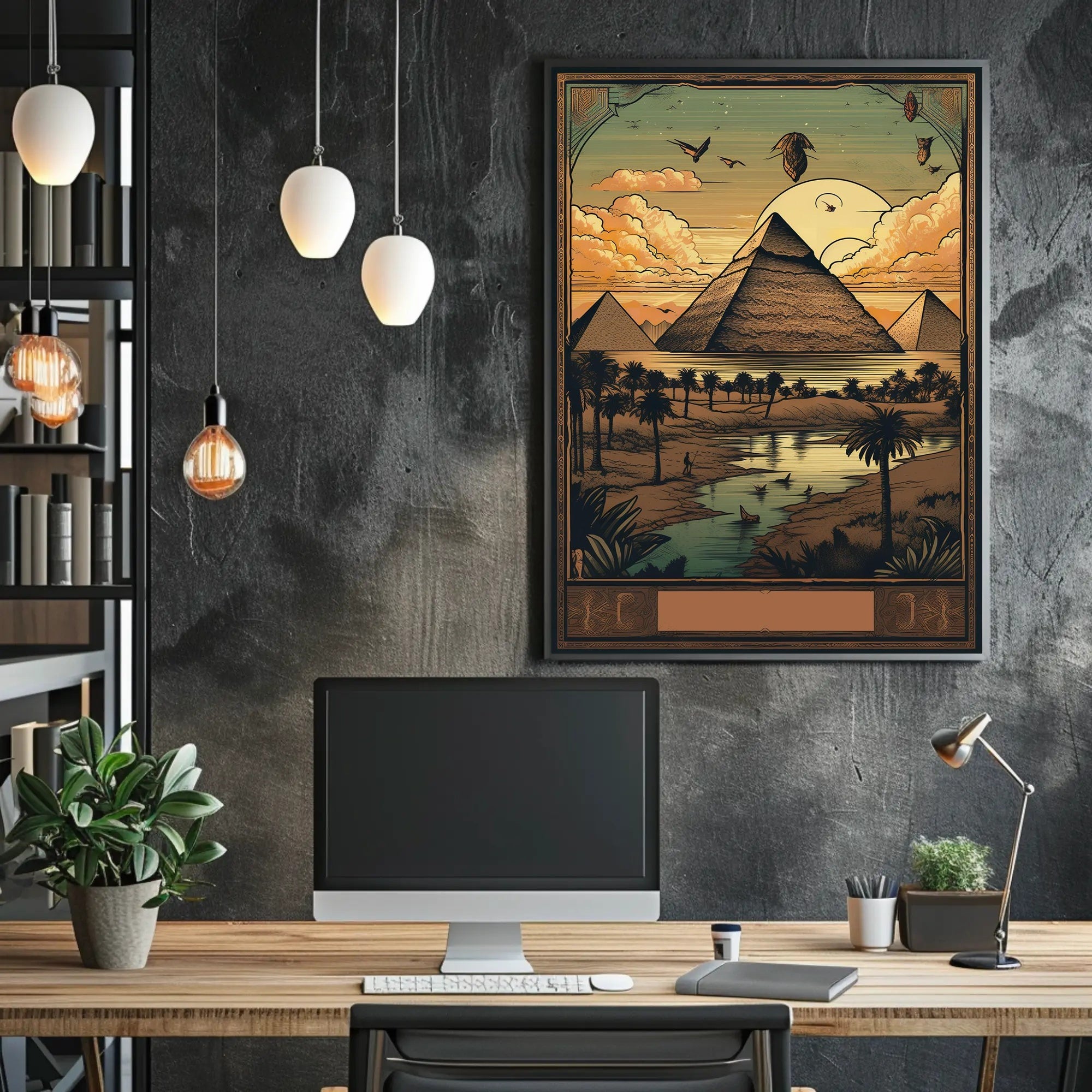 Egyptian Sunset Poster