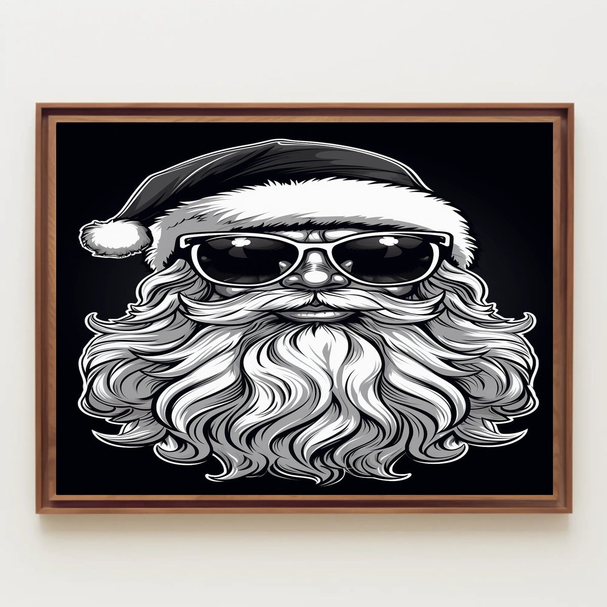 Cool Santa Vibes Poster