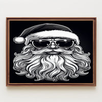 Cool Santa Vibes Poster