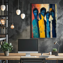 Abstract Ensemble Poster Print Modern Wall Art