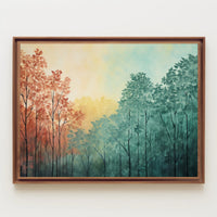 Autumn Meets Spring Poster