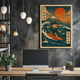 Surfing Adventure Poster