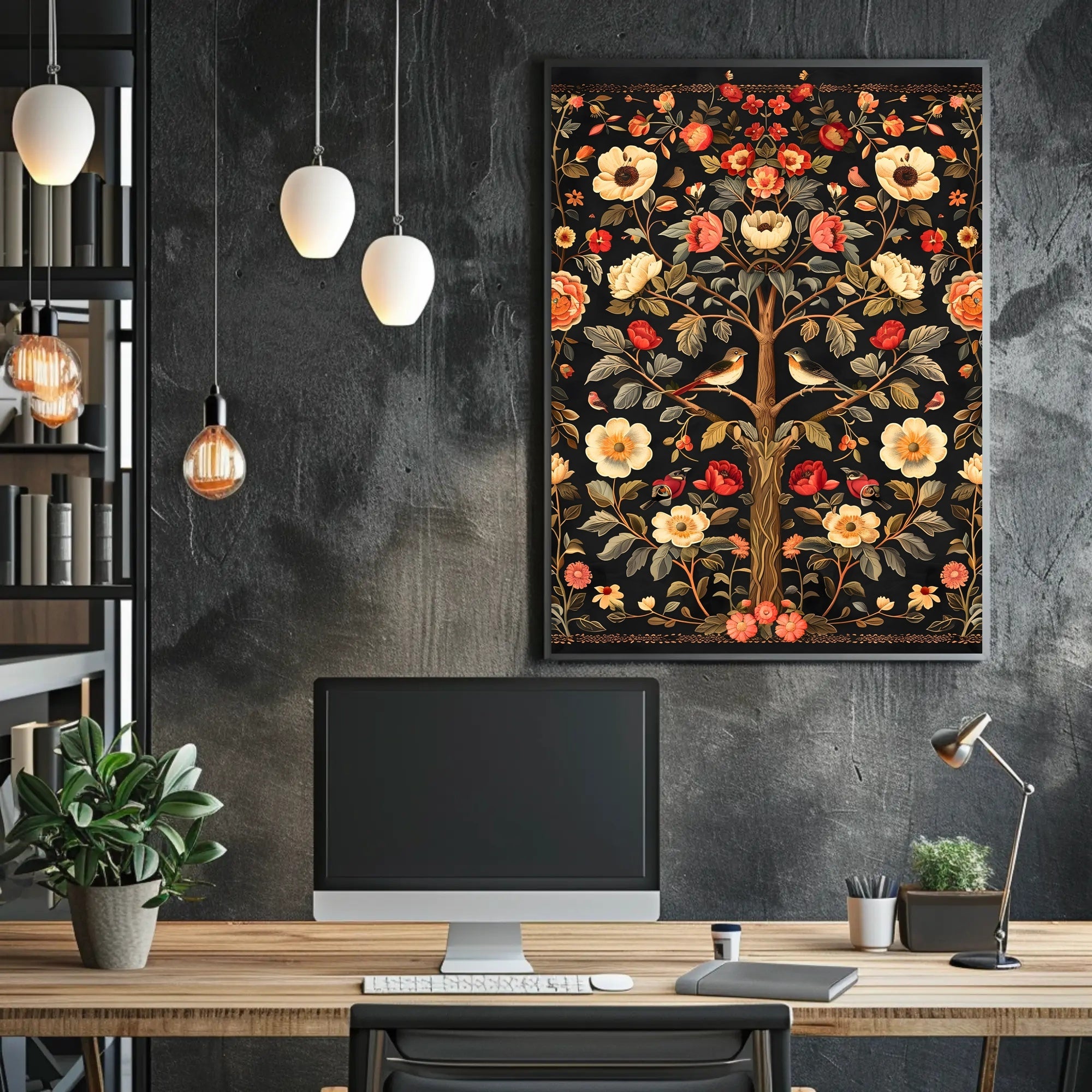 Enchanted Garden Wall Art Print for Home Decor