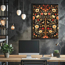 Enchanted Garden Wall Art Print for Home Decor
