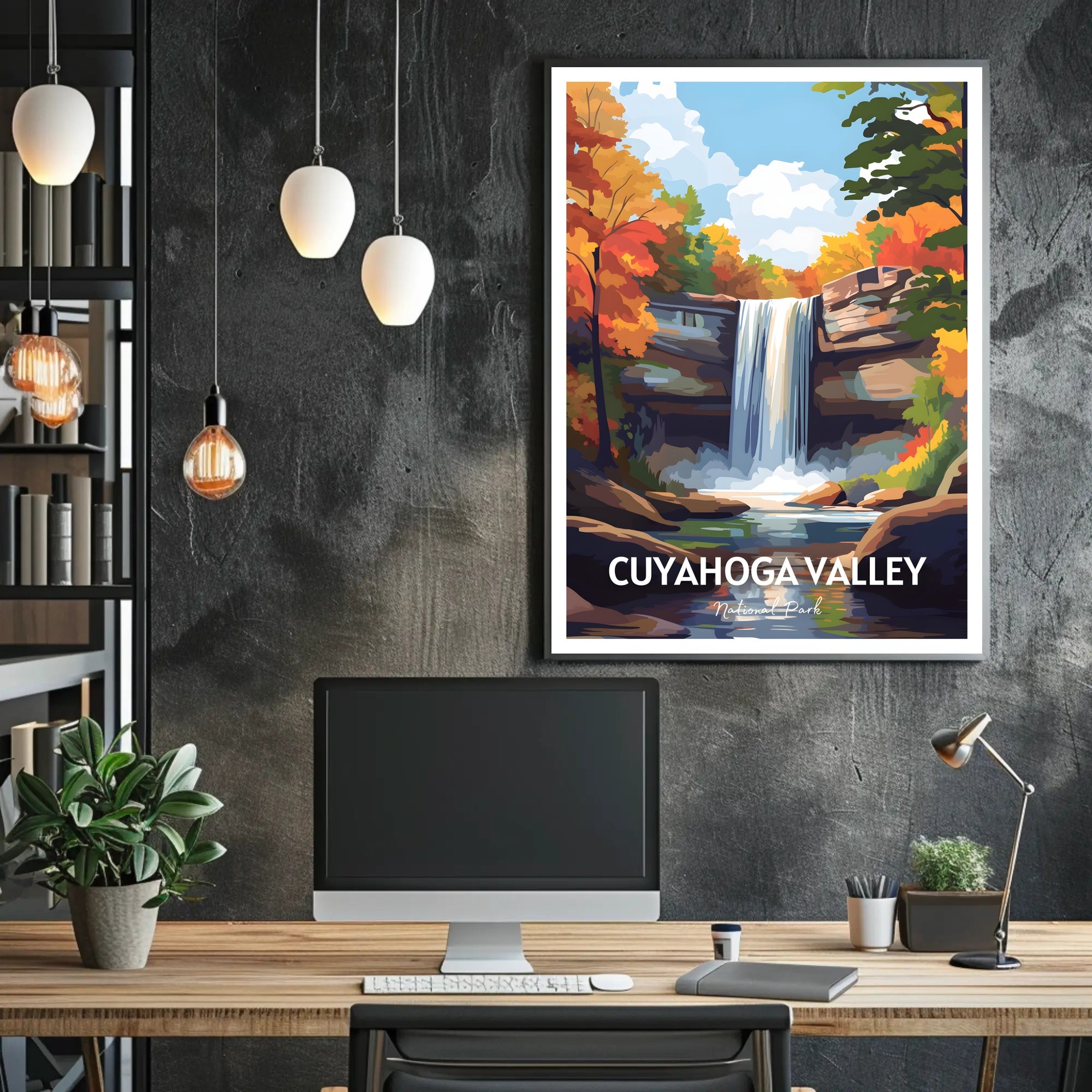 Cuyahoga Valley National Park Waterfall Poster