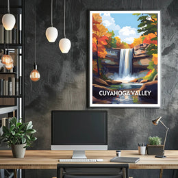 Cuyahoga Valley National Park Waterfall Poster