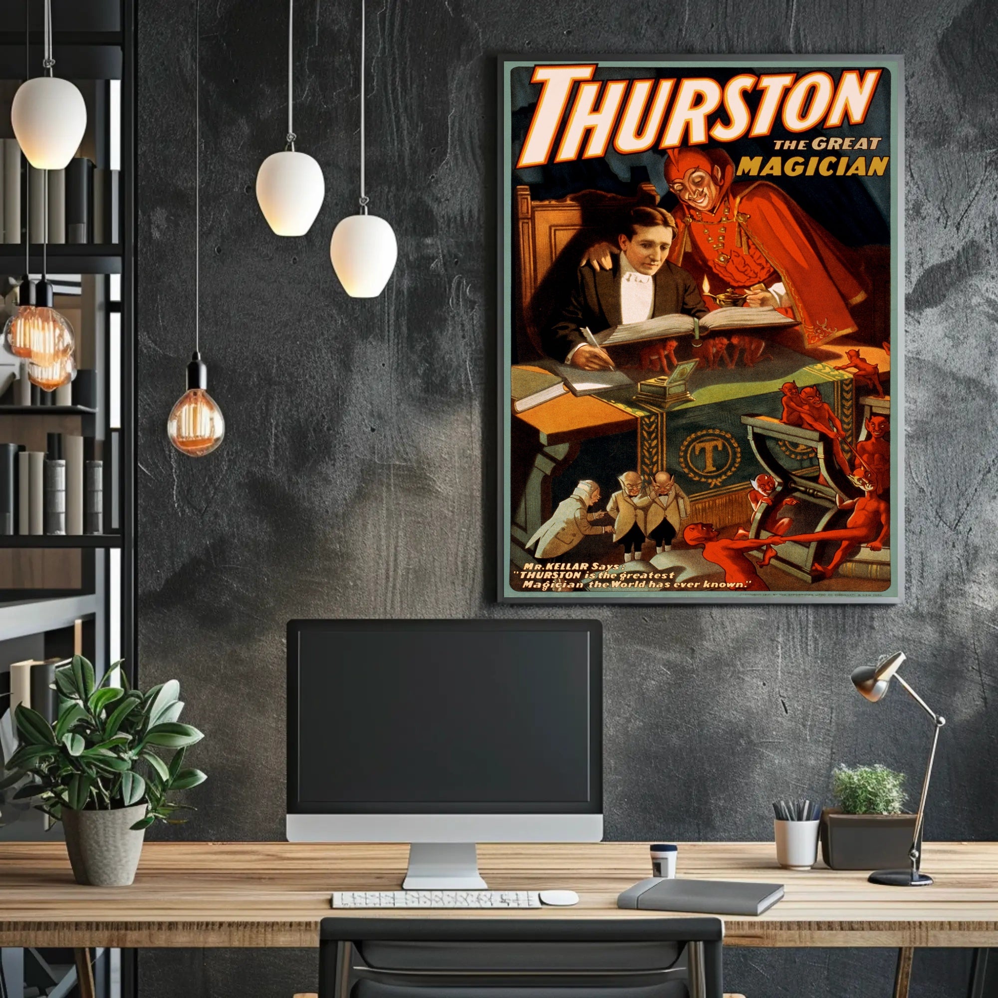 Thurston Vintage Magic Show Art Print - Cultural Poster