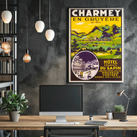 Charmey in Gruyère Poster