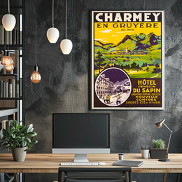 Charmey in Gruyère Poster