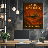 FA-18E Super Hornet Poster