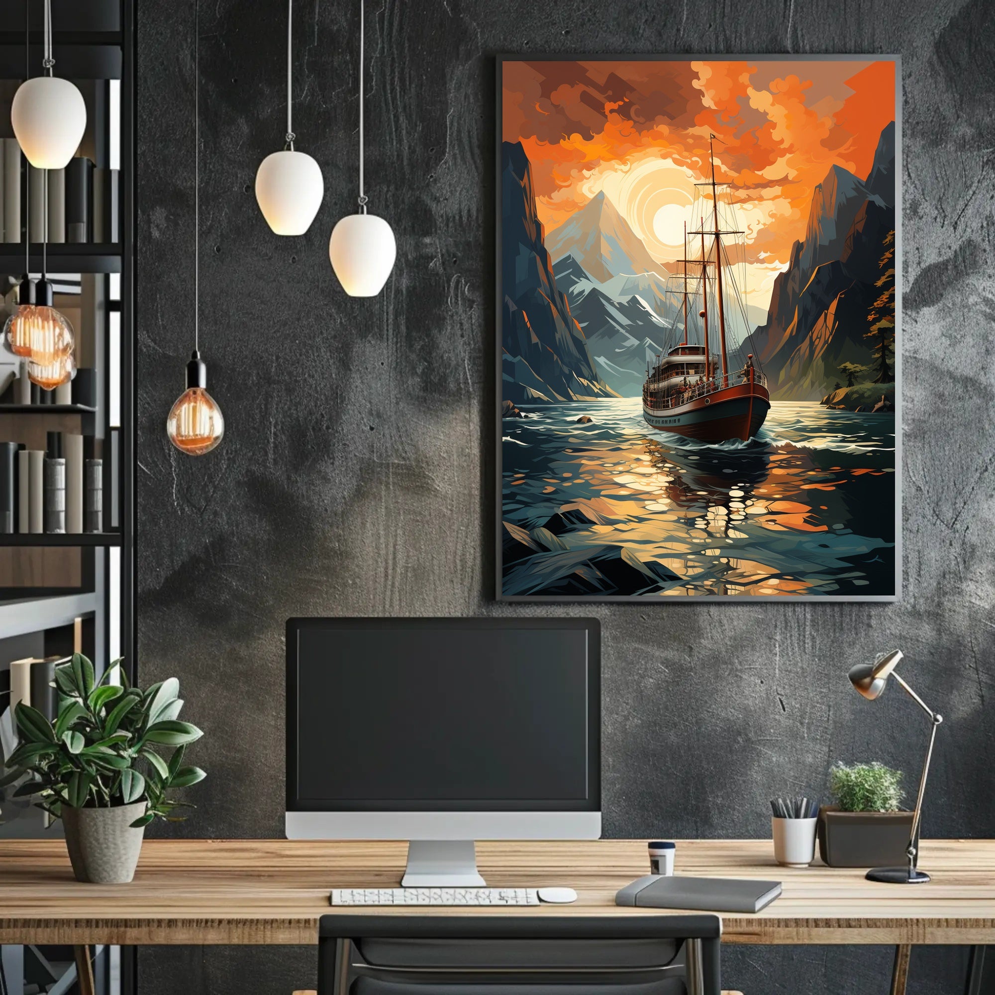 Journey Through Majestic Waters Poster PosterGoat
