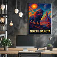 North Dakota Majestic Wilderness Poster