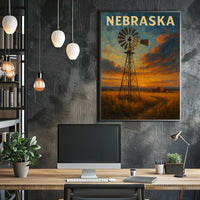 Nebraska Landscape Poster