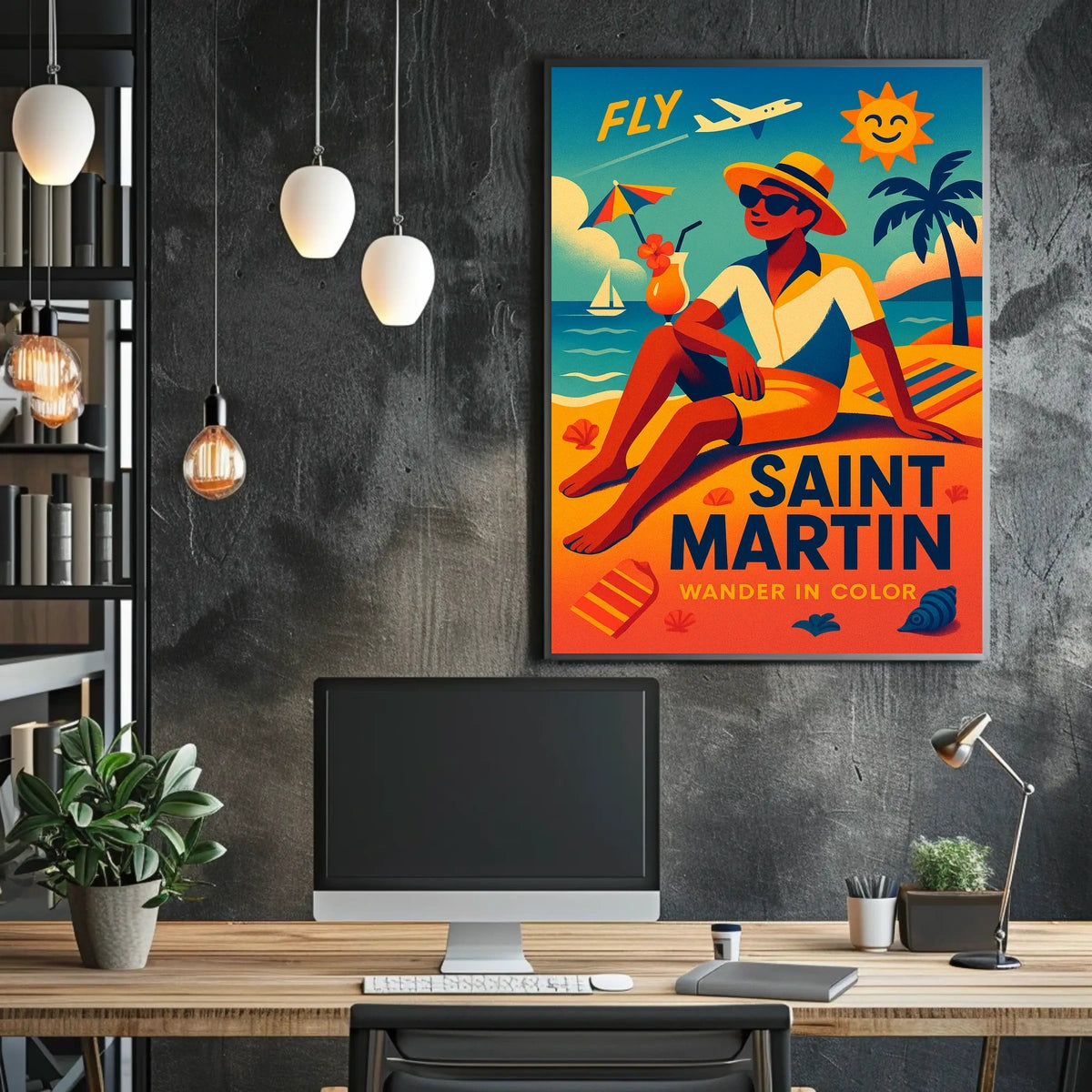Saint Martin Wander in Color Poster