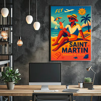 Saint Martin Wander in Color Poster