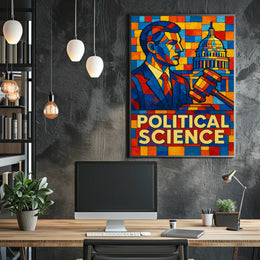 Political Science Mosaic Poster