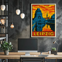 Leipzig Travel Poster