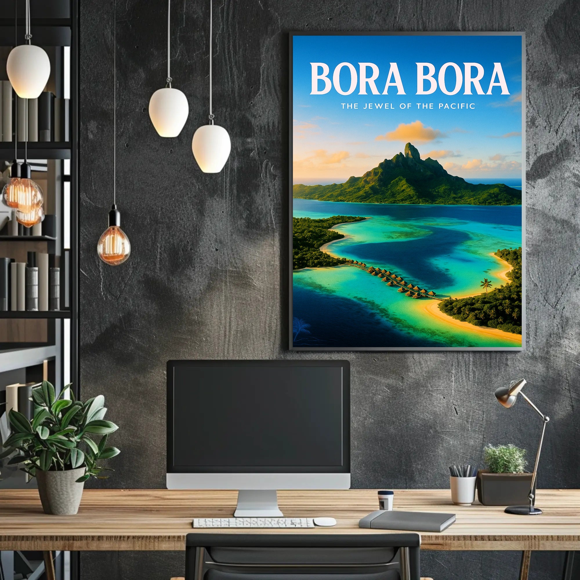 Bora Bora The Jewel of the Pacific Poster PosterGoat