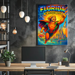 Florida The Sunshine State Poster PosterGoat