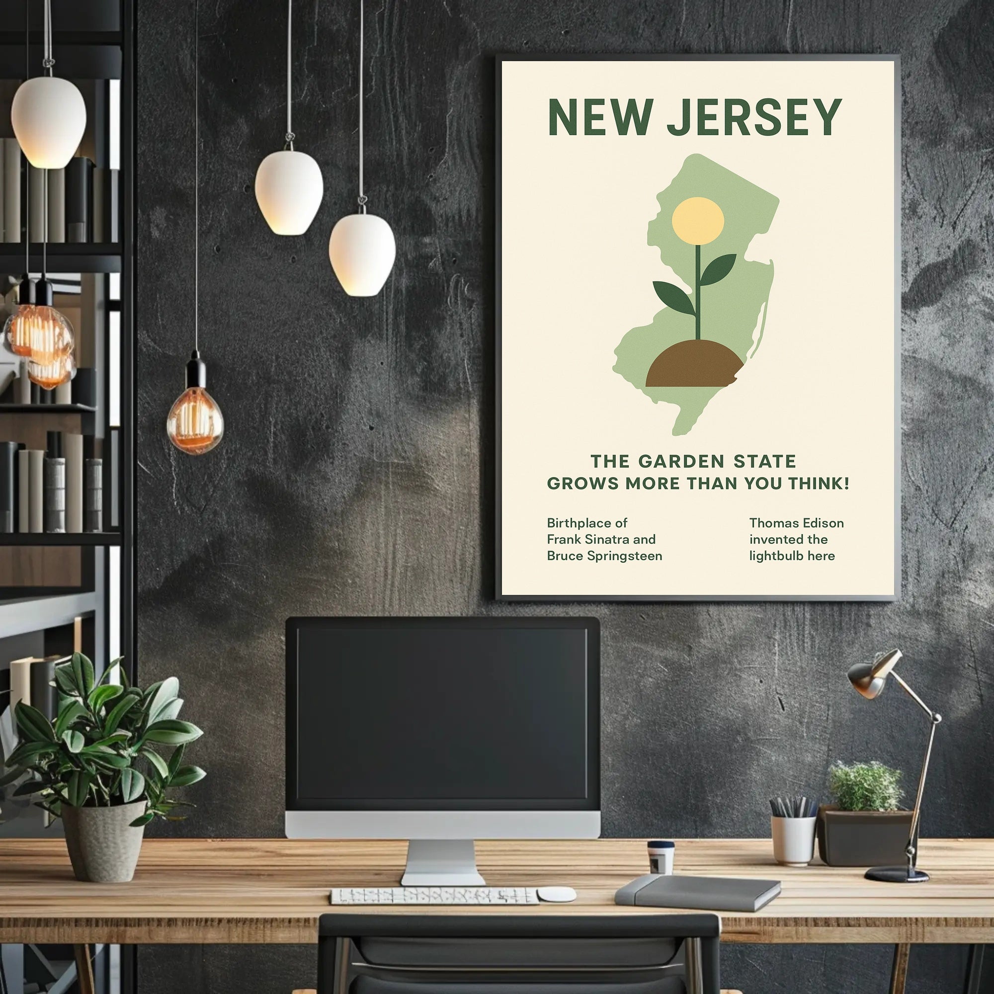 New Jersey The Garden State Poster