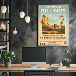 Discover Billings Poster PosterGoat