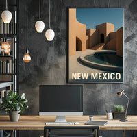 New Mexico Architectural Serenity Poster