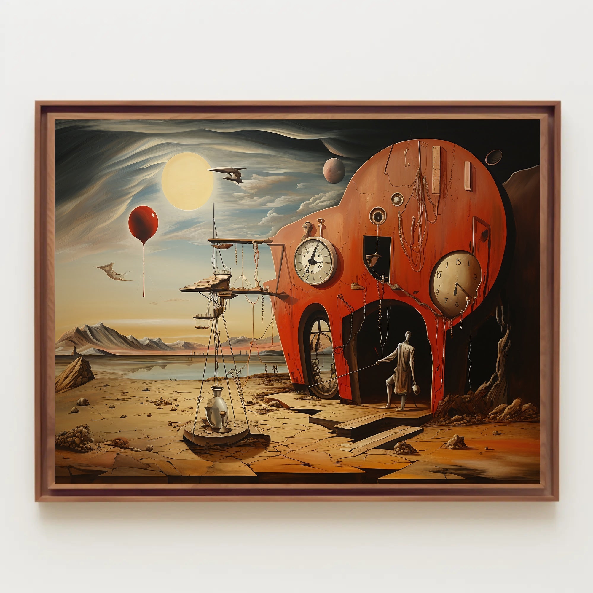 Surreal Dreamscape: Abstract Artistic Poster