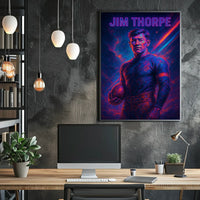 Jim Thorpe Legendary Athlete Poster