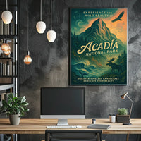 Discover The Beauty Of Acadia Poster
