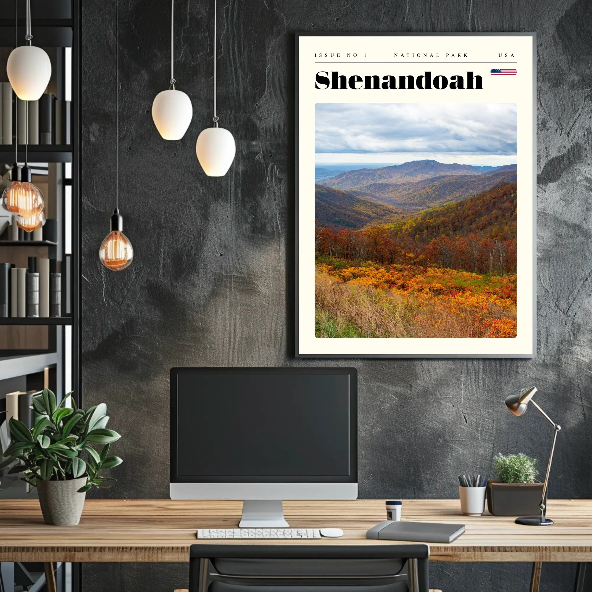 Shenandoah Scenic National Park Poster Print