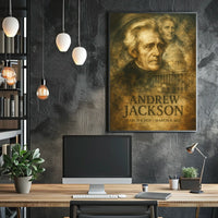 Andrew Jackson 7th President of the United States Double Exposure Poster