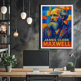 James Clerk Maxwell Poster