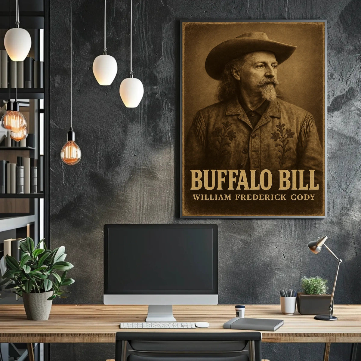 Buffalo Bill Wild West Classic Historical Poster
