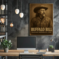 Buffalo Bill Wild West Classic Historical Poster