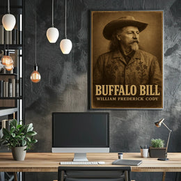 Buffalo Bill Wild West Classic Historical Poster