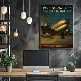 Boeing 367 YC-97 Stratofreighter Poster