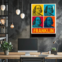 Franklin Pop Art Poster PosterGoat