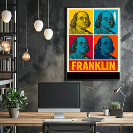Franklin Pop Art Poster PosterGoat
