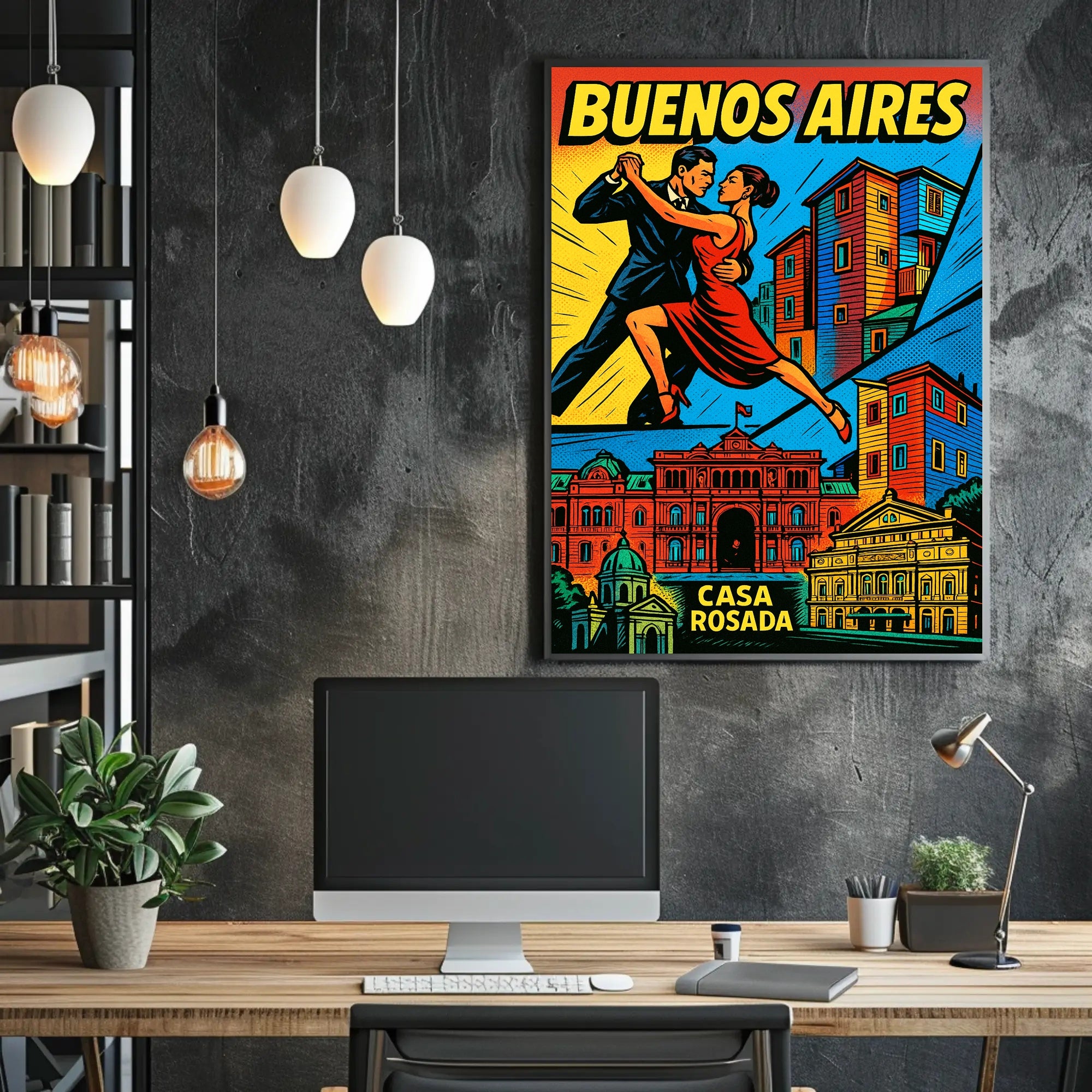 Buenos Aires A Vibrant Cityscape Poster