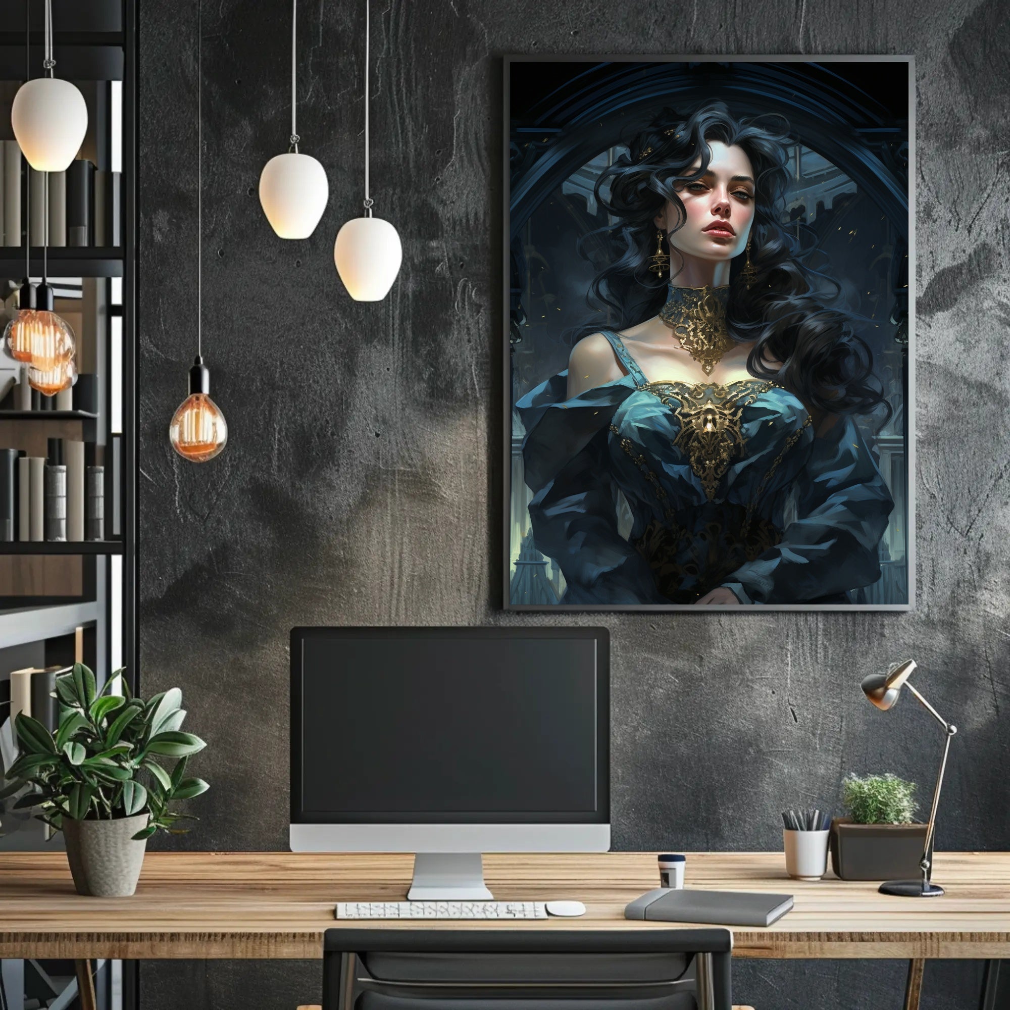 Enigmatic Elegance Poster