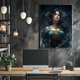 Enigmatic Elegance Poster