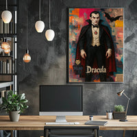 Vampire Chic: Dramatic Dracula Art Pop Culture Poster