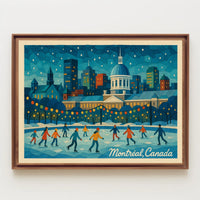 Winter in Montréal Poster